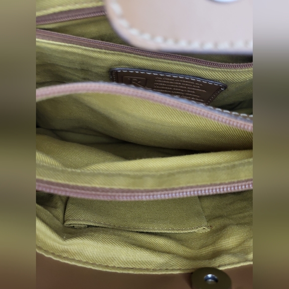 Relic Purse By Fossil Wood Handles Beach Nautical Classic Coastal Blue - Picture 6 of 15